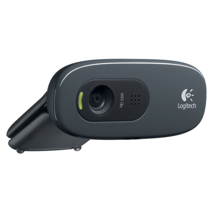 Logitech C270 HD Webcam - Hitam