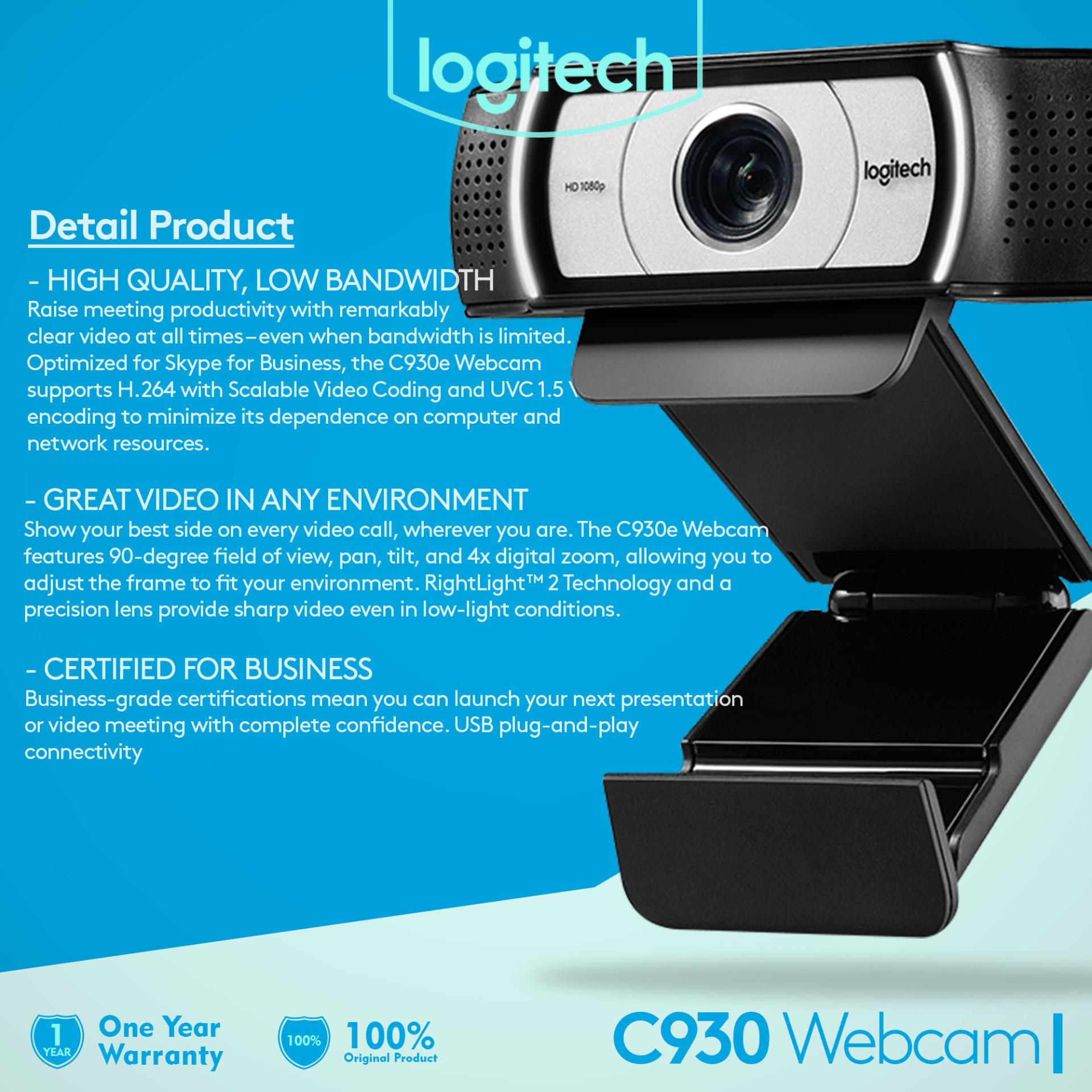 Logitech C930e Advanced 1080p HD Webcam