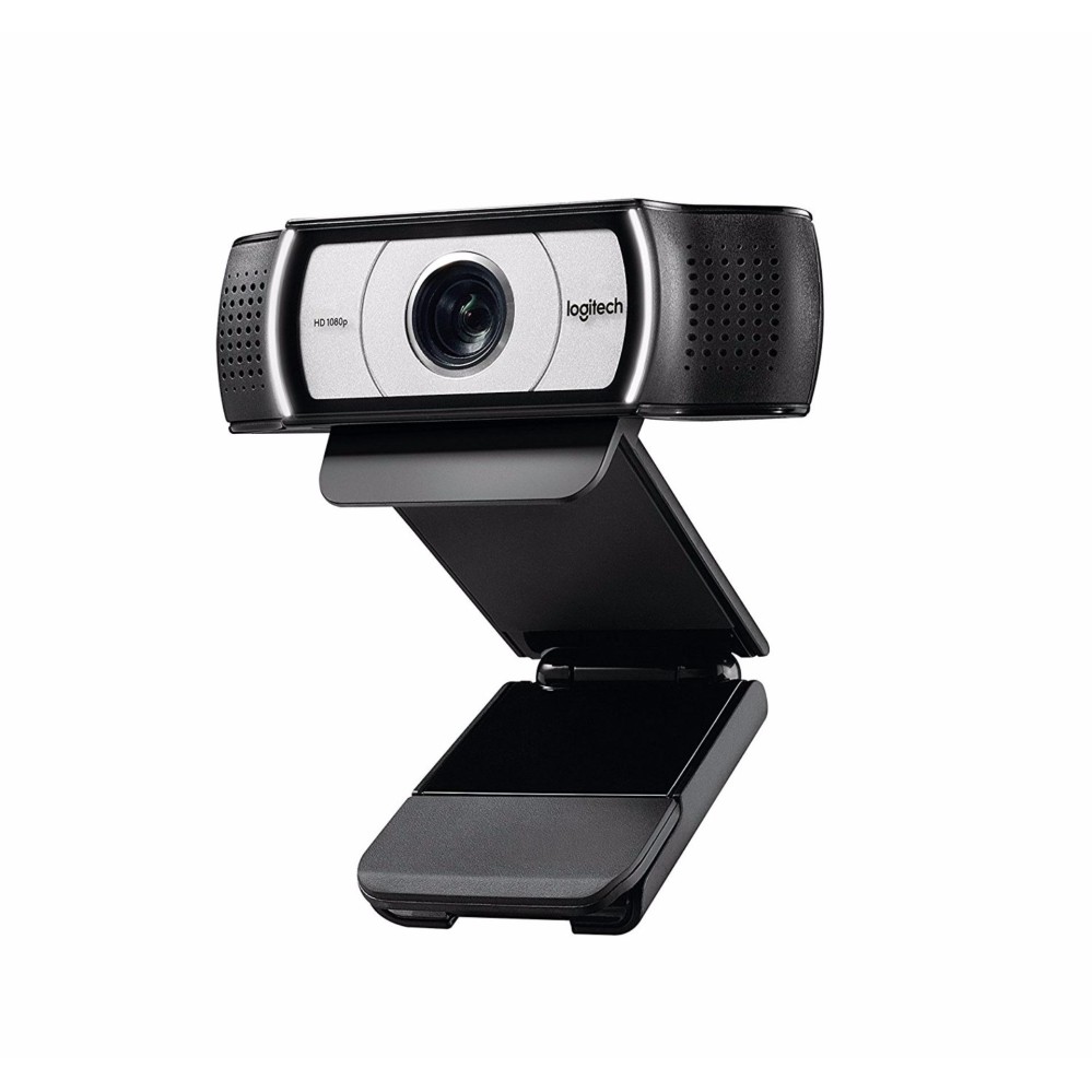 Logitech C930e USB Desktop atau Laptop Webcam, Kamera 1080 P HD