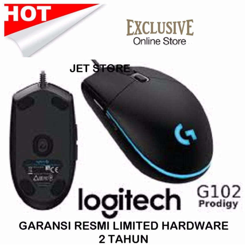 image: Logitech Original Gaming Mouse G102 Prodigy - Hitam.