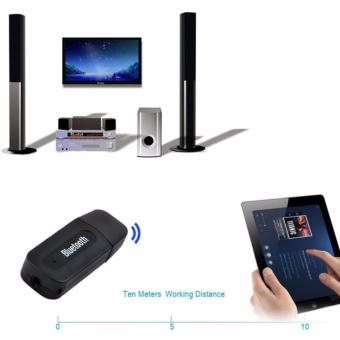Lucky Bluetooth Audio Receiver Adapter Music For Speaker 3.5mm Stereo - Hitam April 2018 - 3 Lucky Bluetooth Audio Receiver Adapter Music For Speaker 3.5mm Stereo - Hitam - 3