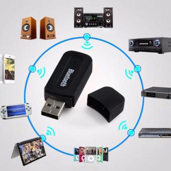 Lucky Bluetooth Audio Receiver Adapter Music For Speaker 3.5mm Stereo - Hitam April 2018 - 2 Lucky Bluetooth Audio Receiver Adapter Music For Speaker 3.5mm Stereo - Hitam - 2
