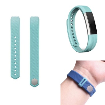 Gambar Luxury Silicone Watch Replacement Band Strap + Band Clasp ForFitbit Alta   intl