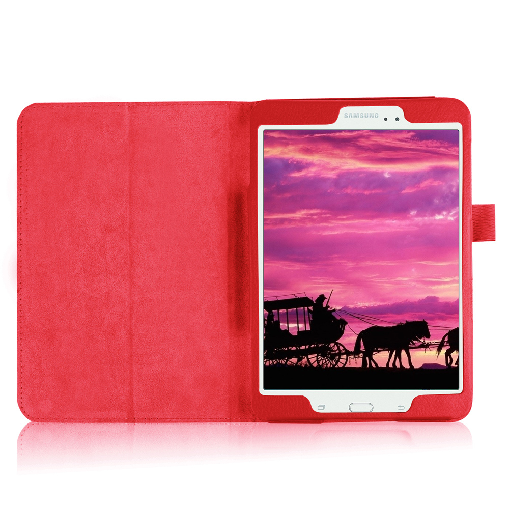 Lychee Skin Leather Smart Cover for Samsung Galaxy Tab S2 8.0 T715 T710 .