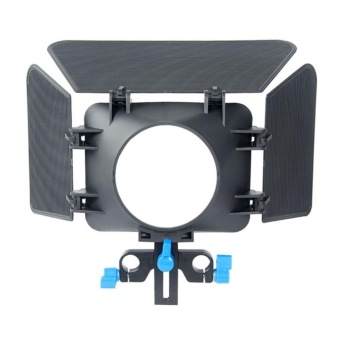 M1 Matte Box Camera Shade untuk 15mm Rail Rod Mengikuti