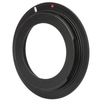 Gambar M42 Screw Mount Lens to Canon EOS Body Adapter Ring (Black)
