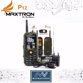 Maxtron p12 New - Baterai 12000mAh(POWER BANK) - New  