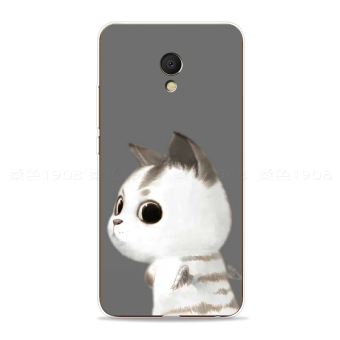 Gambar MEIZU Jepang Dan Korea Selatan Lega Kucing Beberapa Model Handphone Shell Soft Cover