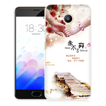 Gambar Meizu kartun transparan keras shell set ponsel