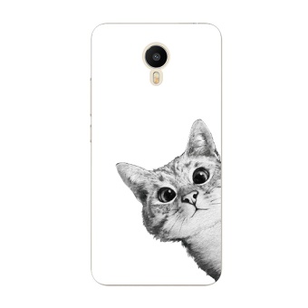 Gambar Meizu lucu silikon lanyard semua termasuk shell telepon shell ponsel soft shell