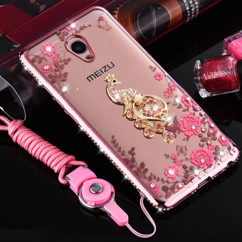 Gambar Meizu m612q silikon merek populer lanyard ponsel shell pelindung lengan