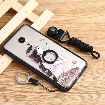 Gambar MEIZU MX5 mx5e kepribadian sabuk cincin holder lengan pelindung handphone shell