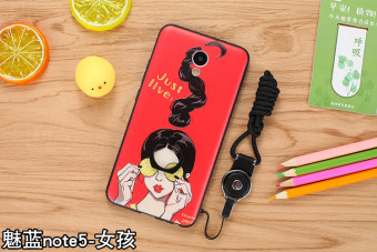 Gambar Meizu note5 rose bunga timbul shell telepon shell