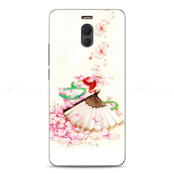 Gambar Meizu note6 bantuan sastra retro qin kipas lipat telepon shell