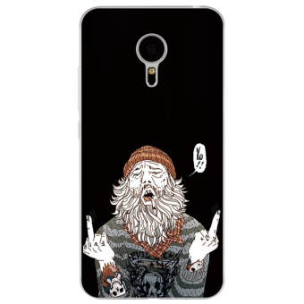 Gambar Meizu note6 5c lembut asli lucu lanyard shell telepon silikon set