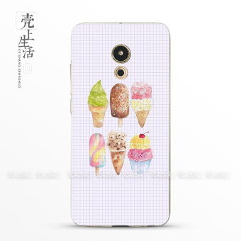 Gambar MEIZU Pro5 kepribadian ultra tipis silikon transparan musim panas soft shell handphone shell