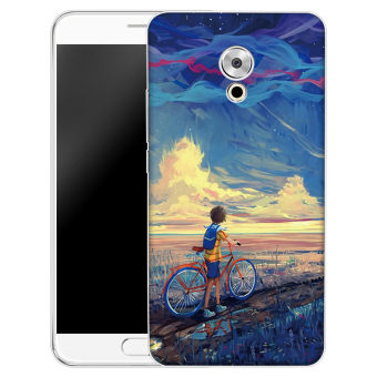 Gambar Meizu pro6plus pro6 kartun silikon transparan pria dan wanita lengan pelindung shell telepon