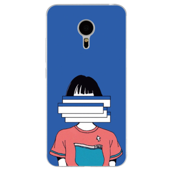 Gambar Meizu pro7 a5 jepang dan korea selatan gadis beberapa lanyard telepon shell soft cover