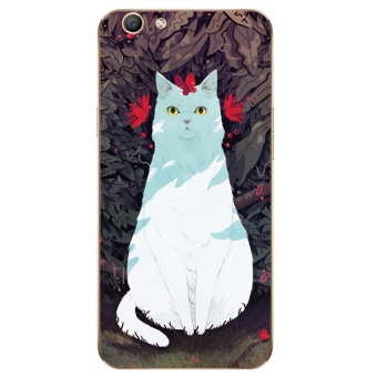 Gambar Meow bintang orang oppor9s r9splus a39m kepribadian lanyard foto diy shell telepon lengan silikon