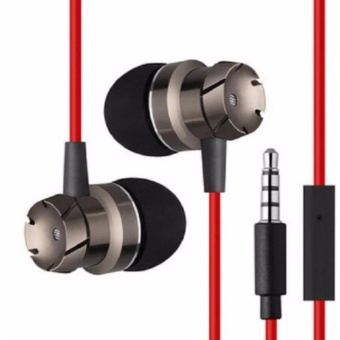 Gambar Metal Piston Basic Edition In ear Earphones Headset with Micfor Phone,Computer and MP3 red   intl