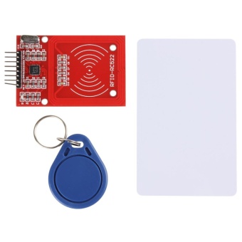 Gambar MFRC 522 RC522 RFID Integrated Circuit Card Inductive Module withCard Key Chain   intl