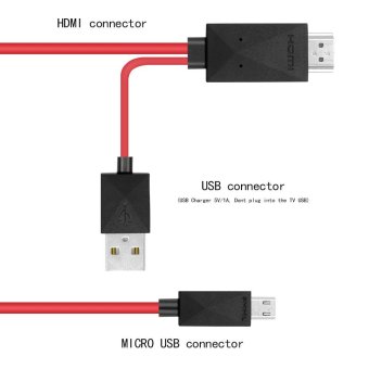 MHL USB Mikro Untuk HDMI Kabel HDTV Converter Adaptor Untuk Android Mendukung MHL Hanya September 2019 - 3 MHL USB mikro untuk HDMI kabel HDTV Converter adaptor untuk Android mendukung MHL hanya - 3