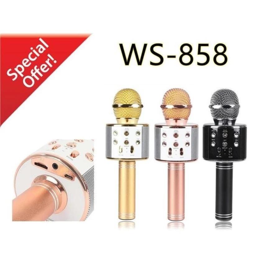 MIC WSTER WS-858 Wireless Bluetooth Karaoke - Mic Smule WSTER WS-858