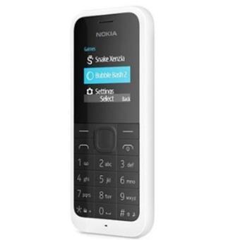 Microsoft Nokia 105 - White (Putih) - Single Sim  