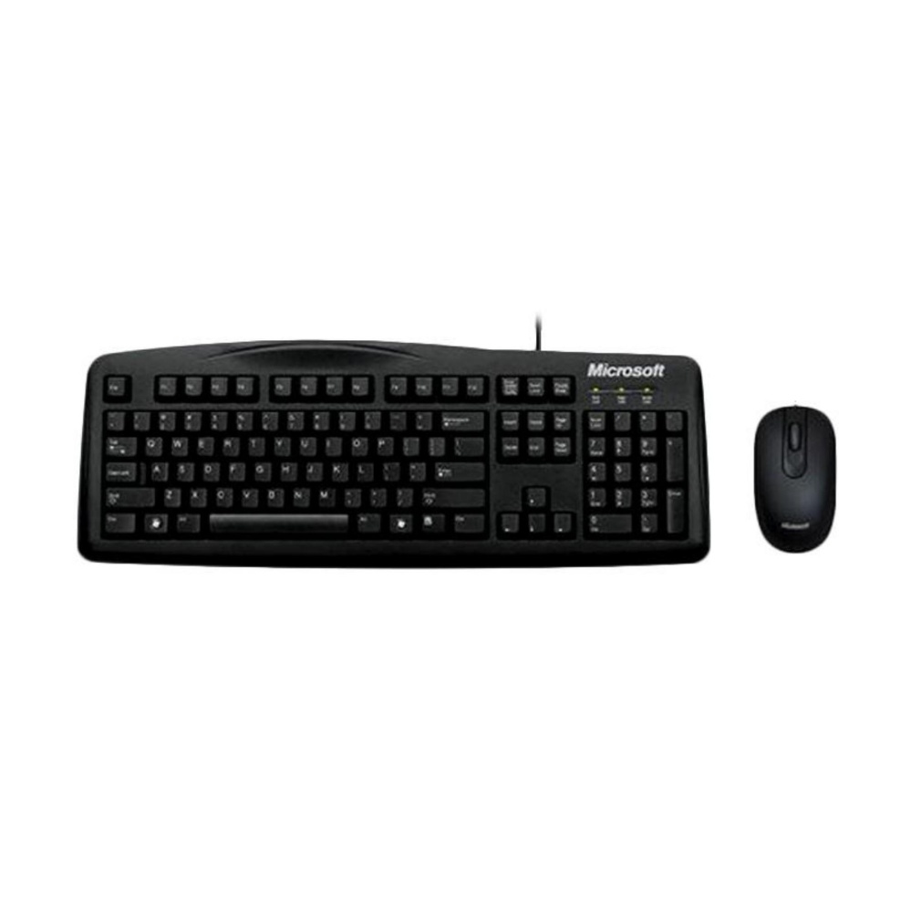 Microsoft Wired 200 Desktop Keyboard and Mouse [ Black ]