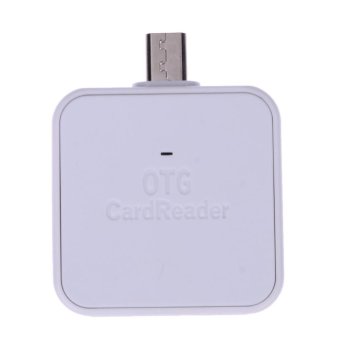 Jual Mini 2 in 1 Micro USB 2.0 OTG Adapter SD TF Card Reader for
Android(White) intl Online Murah