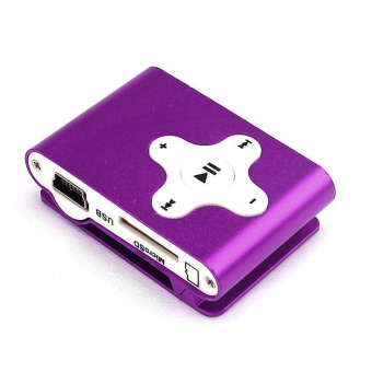 Gambar Mini Clip Metal USB MP3 Player Support Micro SD TF Card Music MediaPP   intl