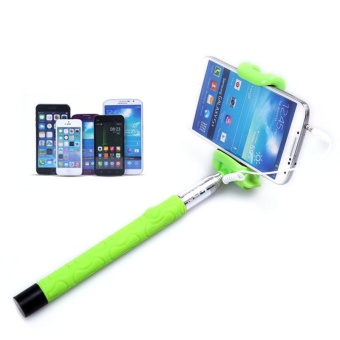 Gambar Mini Extendable Handheld Self portrait Stick Holder For Cell PhoneGN   intl