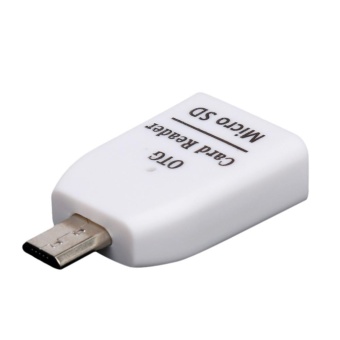 Gambar Mini OTG Card Reader Usb2.0+Micro Usb Adapter Connection KitPortable   intl