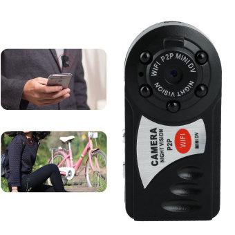 Mini Portable P2P Wifi DV Tersembunyi Mata-mata Keamanan