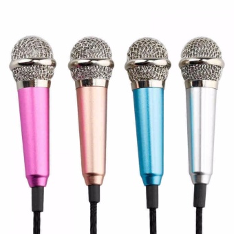 Mini Smartphone 3.5mm Microphone with Mic Stand