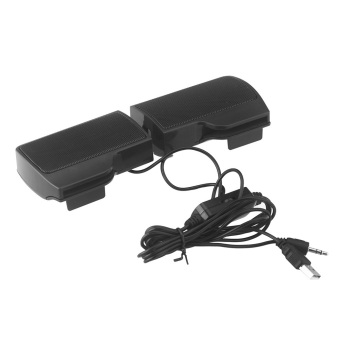 Gambar Mini Speaker Stereo USB portabel Soundbar untuk Notebook Laptop Mp3 pemutar musik ponsel komputer PC dengan klip
