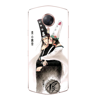 Gambar Mito m6 t8 m4 hitam dan putih kartun animasi orang lanyard telepon shell soft cover