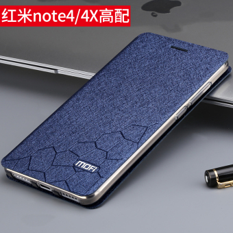 Gambar Mo Fan note4 note4x Hong meter tinggi dengan clamshell sarung pelindung handphone shell