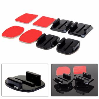 Monopod Helmet Extension Arm Case For Go Pro Accessories FlatCurved Adhesive Mount For Go Pro 5 4 3 Session Yi 4k SJCAMSJ4000 Action Sport Camera Accessories Kit Juni 2018 - 2 Monopod Helmet Extension Arm Case For Go Pro Accessories FlatCurved Adhesive Mount for Go pro 5 4 3 Session Yi 4k SJCAMSJ4000 Action Sport Camera Accessories Kit - 2