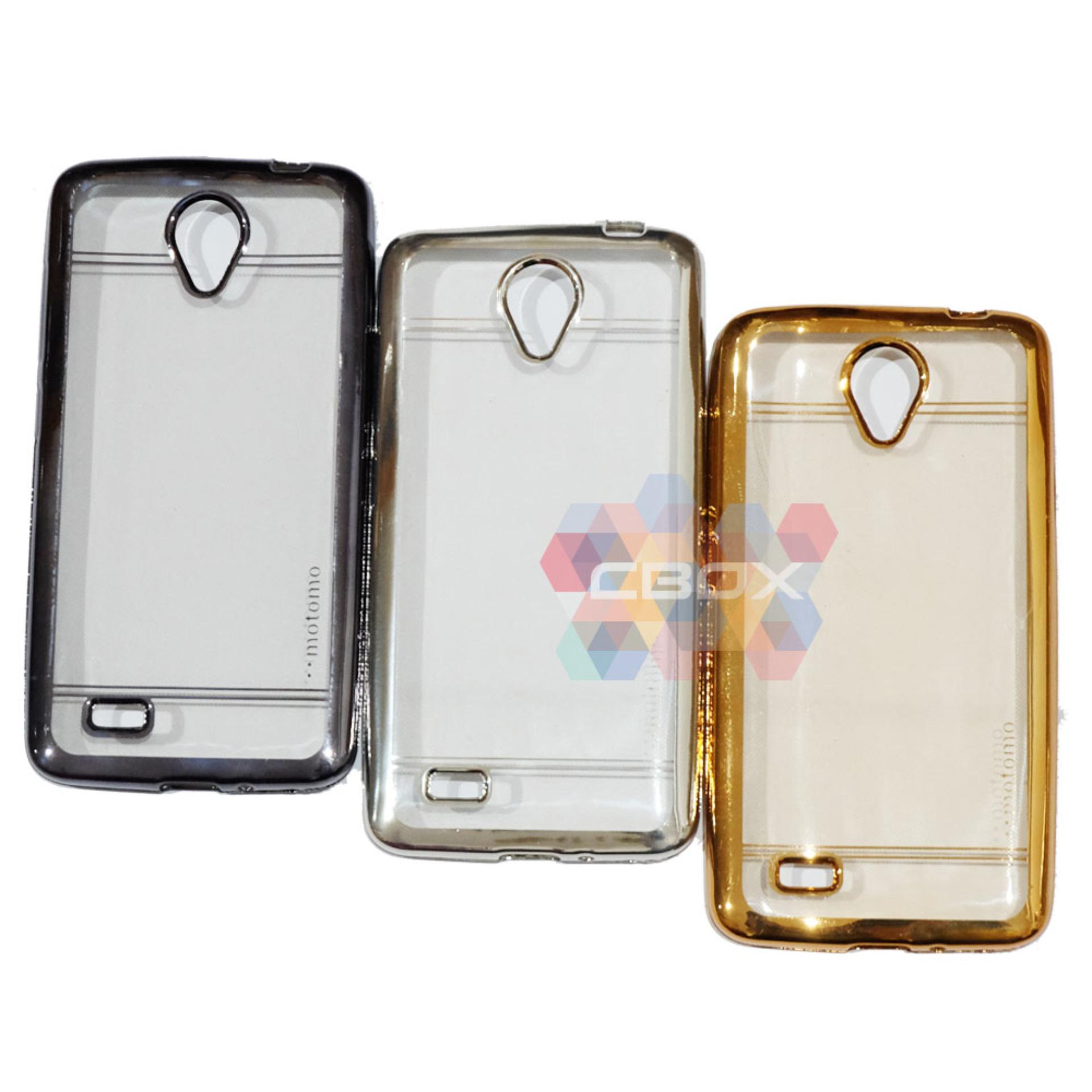 Motomo Chrome TPU Case For Vivo Y21 Y22 Softcase Shining ClearList Glossy Soft .