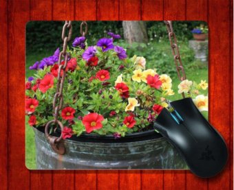 Gambar MousePad Pansies97 Flower for Mouse mat 240*200*3mm Gaming Mice Pad  intl