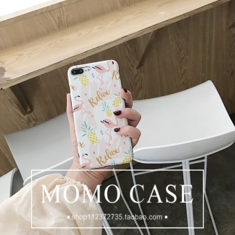 Gambar Musim panas iPhone6S 7plus segar silikon Apple ID soft handphone shell