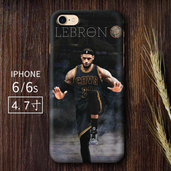 Gambar NBA iphone6 6 splus Apple iD kustom menjatuhkan Drop cangkang keras handphone shell