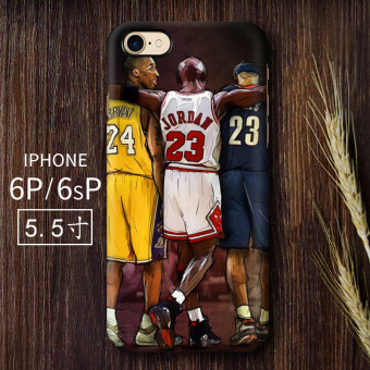 Gambar NBA iphone6 6 splus Apple iD kustom menjatuhkan Drop cangkang keras handphone shell