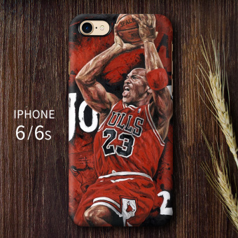 Gambar NBA iphone6 6 splus Apple iD kustom menjatuhkan Drop cangkang keras handphone shell