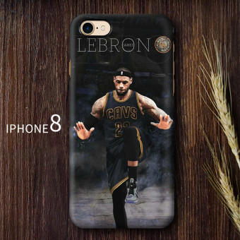 Gambar NBA iphone8plus basket kustom handphone lulur cangkang keras handphone shell