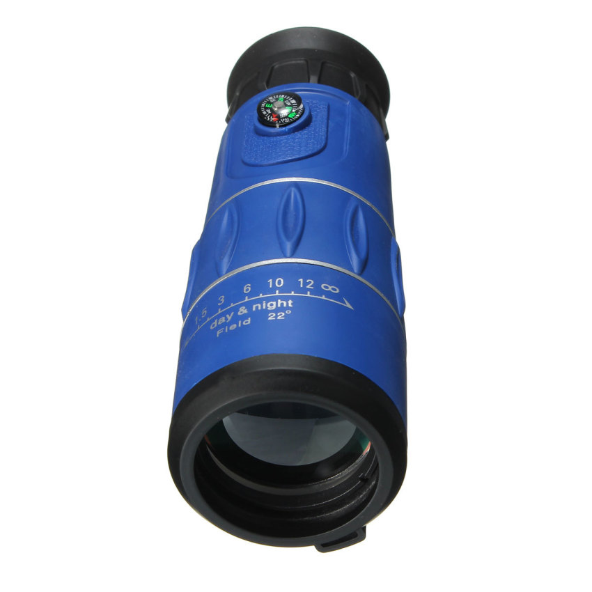 Gambar New 26 X 52 HD Clear Zoom Optical Monocular Telescope Sport Camping Night Vision Blue
