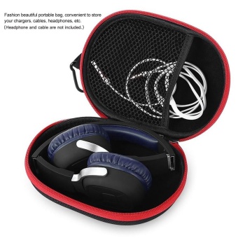 Gambar New Bee Storage Bag Case for Headphones Earphones Chargers CablesPortable Black   intl