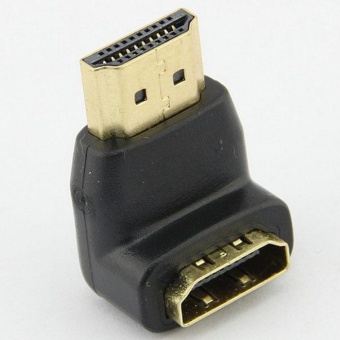 Gambar New Connector for 1080p LCD TV Mini Elbow HDMI Male to FemaleAdapter   intl