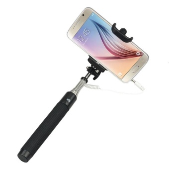 Gambar New Extendable Handheld Self Pole Tripod Monopod Stick ForSmartphone BK   intl